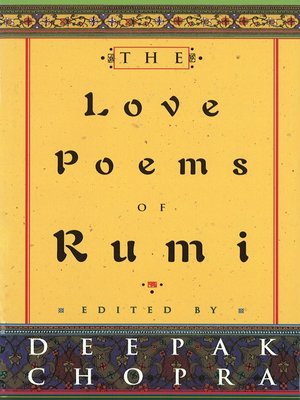 cover image of The Love Poems of Rumi